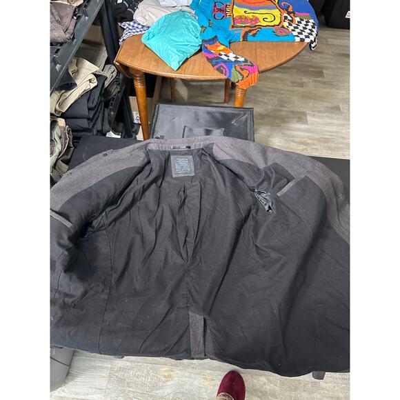 Allsaints Rile Jacket Wool Coat Button Front Preppy Size 44 NWOT - Picture 7 of 12